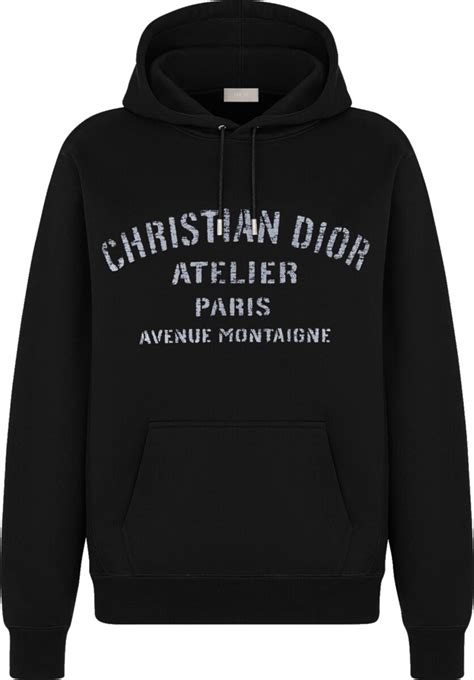 christian dior hoodie black.